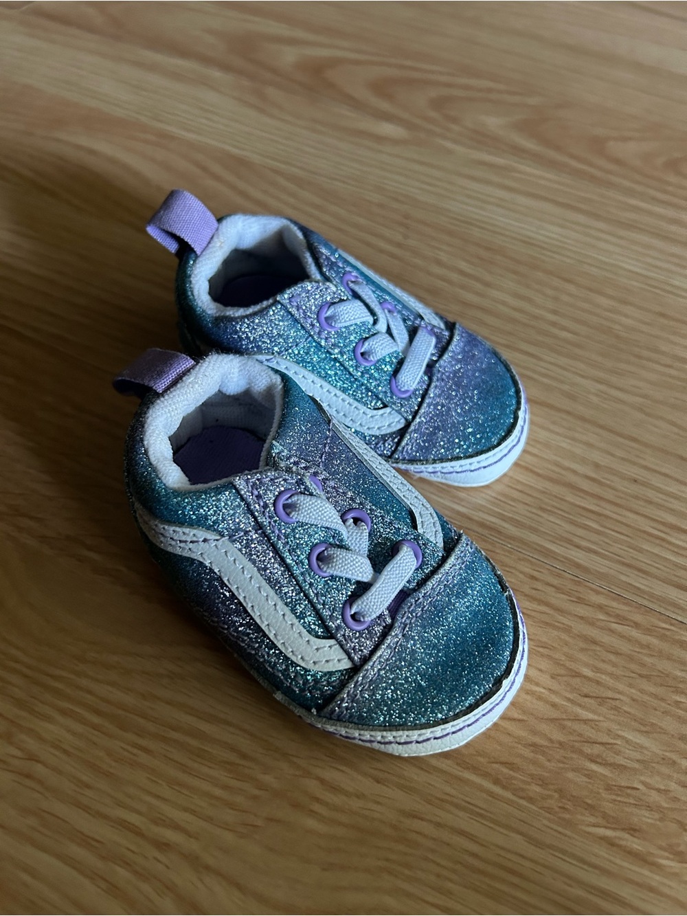 Vans Old Skool Glitter Sparkle Shoes Infant 2
